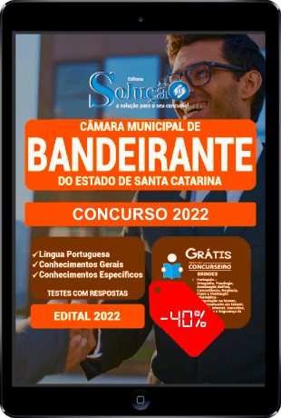 Apostila Câmara de Bandeirante SC 2022 PDF Grátis