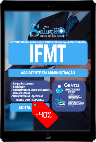 Apostila Concurso IFMT 2022 PDF Download Assistente em Administração