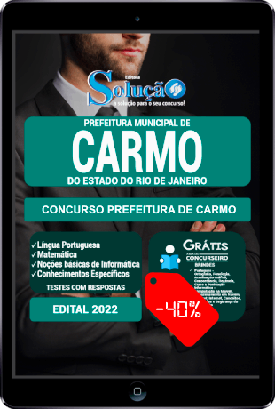 Apostila Concurso Prefeitura de Carmo RJ 2022 PDF Download