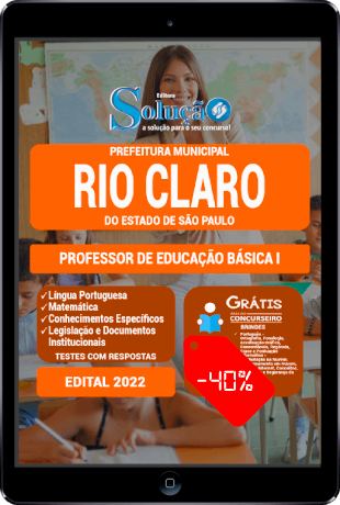 Apostila Concurso Prefeitura de Rio Claro 2022 PDF Download