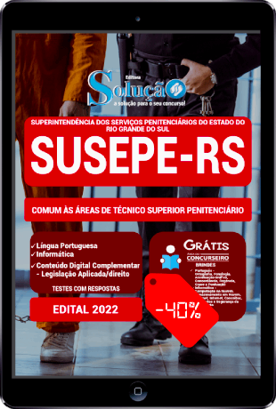 Apostila SUSEPE RS 2022 PDF Download Técnico Penitenciário