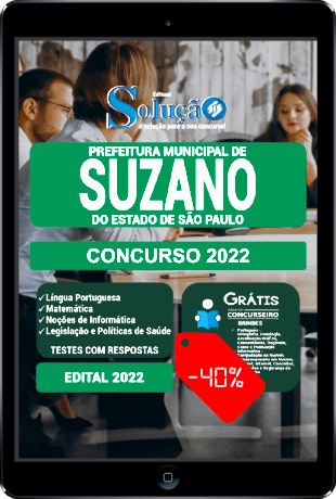 Apostila Concurso Suzano 2022 PDF Download e Impressa