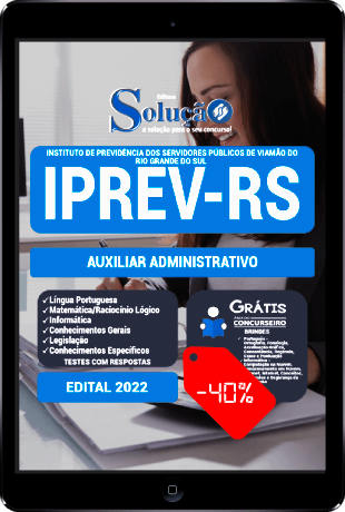 Apostila IPREV RS 2022 PDF Download Auxiliar Administrativo
