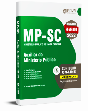Apostila Auxiliar MP SC 2022 PDF Grátis Curso Online
