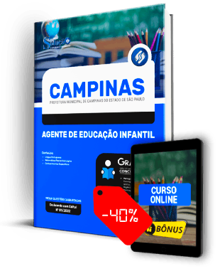 Apostila Concurso Campinas Agente de Educação Infantil 2022 PDF Download e Impressa