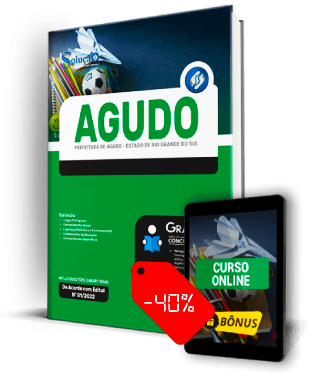 Apostila Prefeitura de Agudo RS 2022 PDF Download Impressa