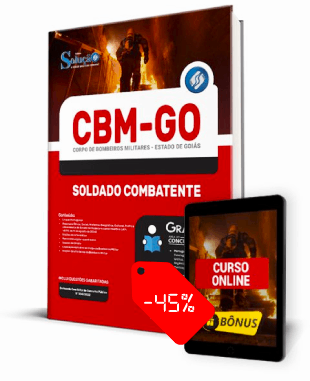 Apostila Concurso CBM GO 2022 PDF Download e Impressa Soldado