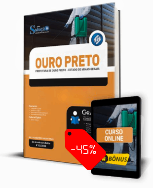 Apostila Concurso Prefeitura de Ouro Preto MG 2022 PDF e Impressa