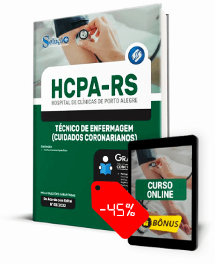 Apostila HCPA RS 2022 PDF e Impressa Concurso HCPA 2022