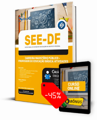 Apostila Concurso SEDF 2022 PDF Download e Impressa Professor