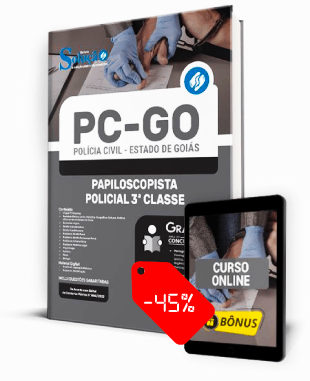 Apostila PC GO 2022 PDF e Impressa Concurso PC GO 2022 Papiloscopista
