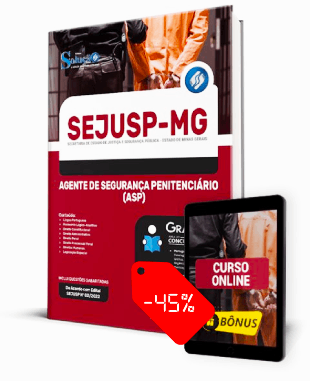 Apostila SEJUSP MG 2022 PDF e Impressa Concurso SEJUSP MG