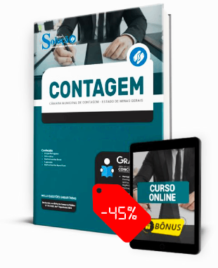 Apostila Concurso Câmara de Contagem MG 2022 PDF Impressa
