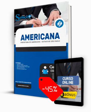 Apostila Prefeitura de Americana SP 2022 PDF e Impressa