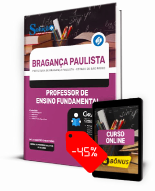 Apostila Concurso Bragança Paulista 2023 PDF Download e Impressa Professor