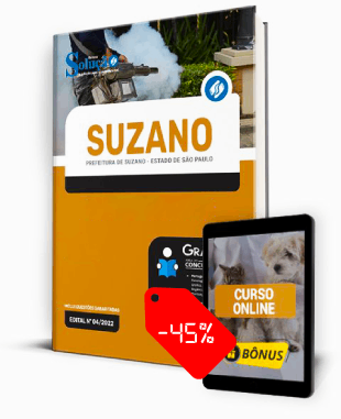Apostila Concurso Prefeitura de Suzano SP 2023 PDF Impressa