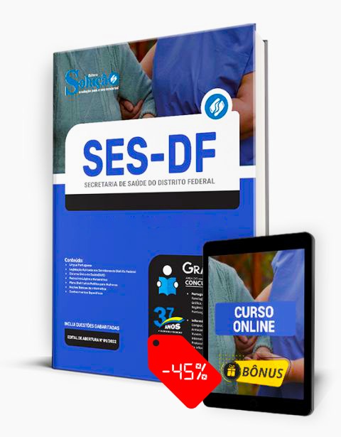 Apostila Concurso SES DF 2023 PDF Download Grátis Curso Online