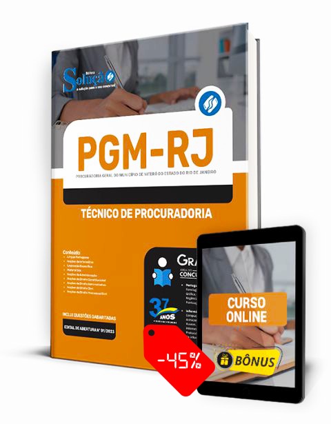 Apostila Concurso PGM RJ 2023 PDF Grátis Curso Online