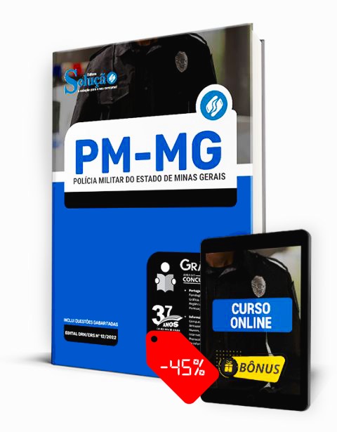 Apostila Concurso PM MG 2023 PDF Grátis Curso Online