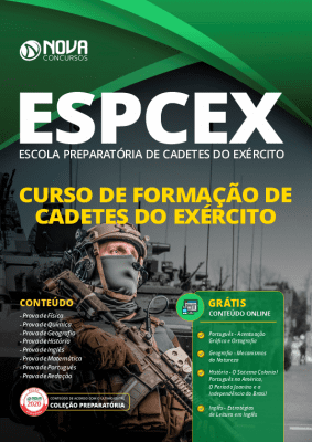 Apostila Concurso ESPCEX 2020 Curso de Formação de Cadetes do Exército Grátis Cursos Online