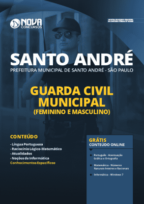 Apostila Concurso Prefeitura de Santo André 2020 Guarda Civil Municipal Grátis Cursos Online