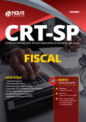 Apostila Concurso CRT SP 2020 Fiscal Grátis Cursos Online