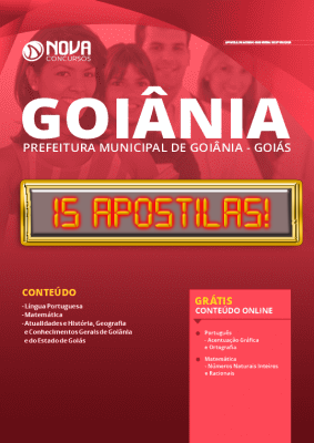 Apostila Concurso Prefeitura de Goiânia 2020 Grátis Cursos Online
