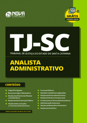 Apostila Concurso TJ SC 2020 Analista Administrativo Grátis Cursos Online