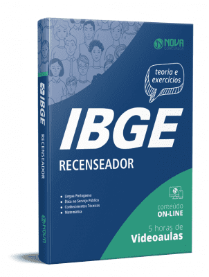 Apostila IBGE 2021 Recenseador do IBGE 2021 PDF e Impressa