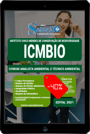 Apostila ICMBIO 2021 PDF Técnico e Analista Ambiental