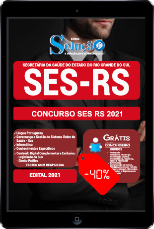 Apostila SES RS 2021 PDF Grátis Concurso SES RS 2021