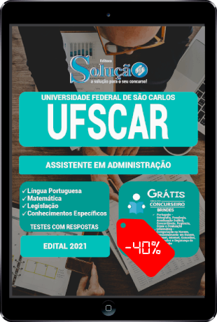 Apostila UFSCAR 2021 PDF Assistente em Administração