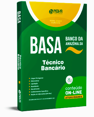 Apostila BASA 2022 PDF Download Técnico Bancário