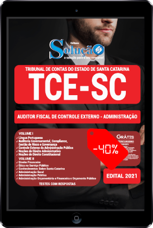 Apostila TCE SC 2021 PDF Auditor Fiscal Administração
