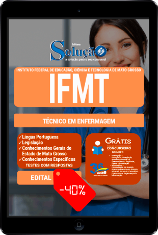 Apostila Concurso IFMT 2022 PDF Download Técnico em Enfermagem