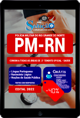 Apostila PM RN 2022 PDF Grátis Tenente Oficial Saúde