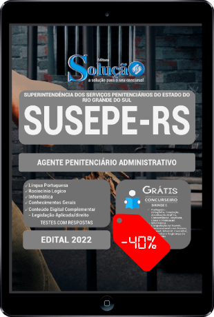 Apostila SUSEPE RS 2022 PDF Download Agente Penitenciário Administrativo