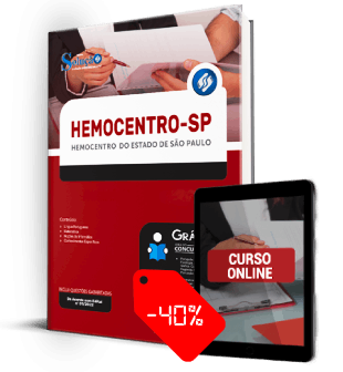 Apostila Concurso HEMOCENTRO SP 2022 PDF Download e Impressa