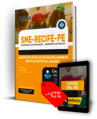 Apostila SME Recife PE 2022 PDF Download e Impressa Agente de Apoio