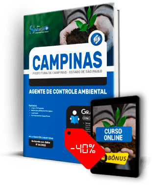 Apostila Campinas 2022 PDF Agente de Controle Ambiental