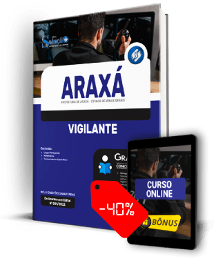 Apostila Concurso Araxá MG 2022 PDF e Impressa Vigilante