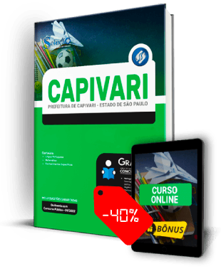 Apostila Concurso Capivari SP 2022 PDF Download e Impressa