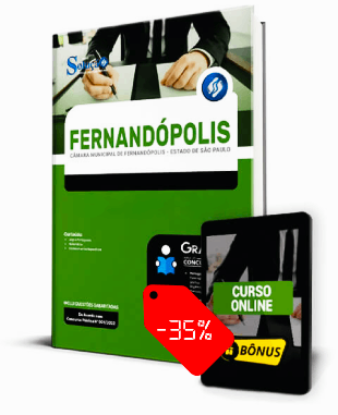 Apostila Câmara de Fernandópolis SP 2022 PDF e Impressa