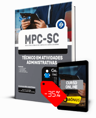 Apostila MPC SC 2022 PDF e Impressa Concurso MPC SC 2022 Técnico