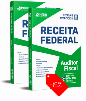 Apostila Receita Federal 2022 PDF Impressa Auditor Fiscal da Receita Federal Editora Nova