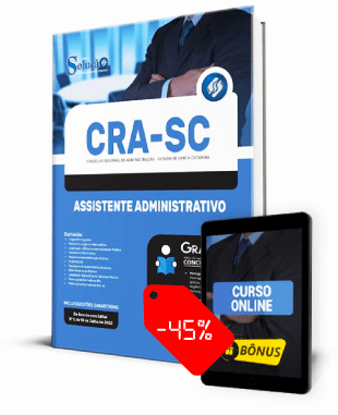 Apostila CRA SC 2022 PDF e Impressa Agente Administrativo