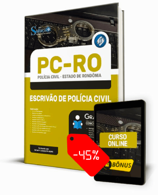 Apostila PC RO 2022 PDF e Impressa Escrivão de Polícia