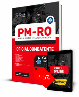 Apostila PM RO 2022 PDF e Impressa Concurso PM RO 2022 Oficial Combatente