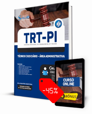 Apostila TRT PI 2022 PDF e Impressa Concurso TRT PI 2022
