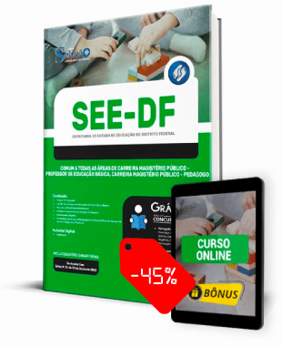 Apostila Concurso SEDF 2022 PDF Download Impressa